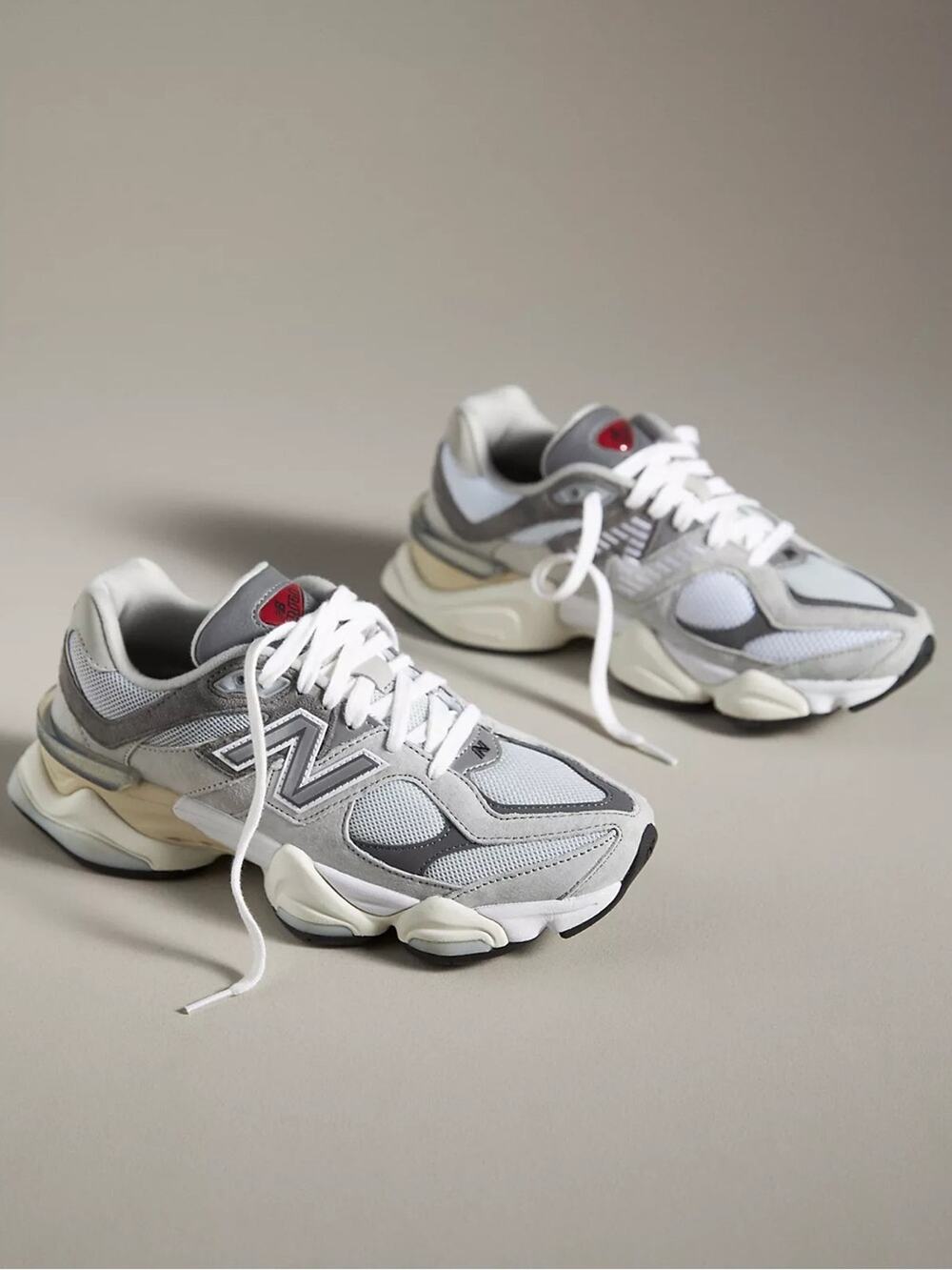 New Balance 9060 Sneakers Raincloud / Castlerock / White - Picture 1 of 7